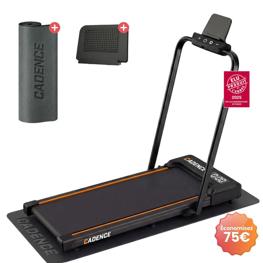 Cadence Smart v3 — Tapis de course pliable 1–12 km/h